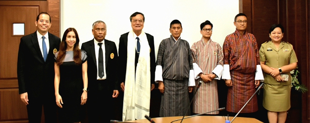 เลขาธิการเนติบัณฑิตยสภาร่วมหารือความร่วมมือทางวิชาการกับรองประธานเนติบัณฑิตยสภาแห่งราชอาณาจักรภูฏาน